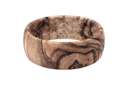 Groove Ring Nomad Burled Walnut Ring