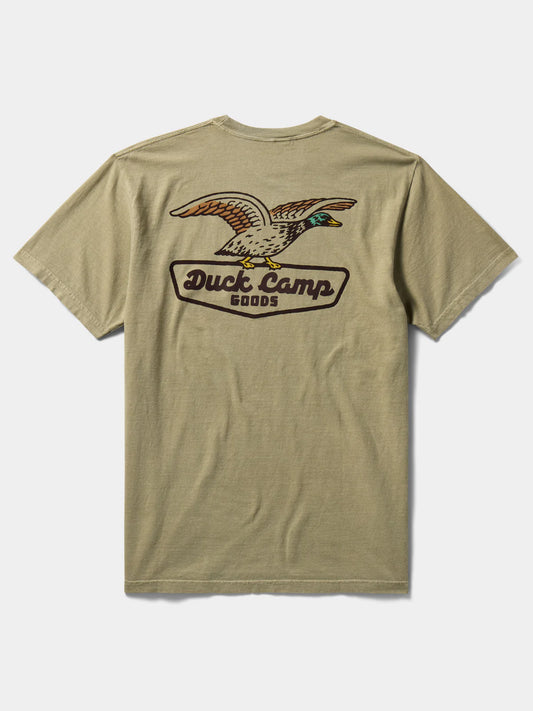 Duck Camp DC Shop Tee, Vintage Khaki