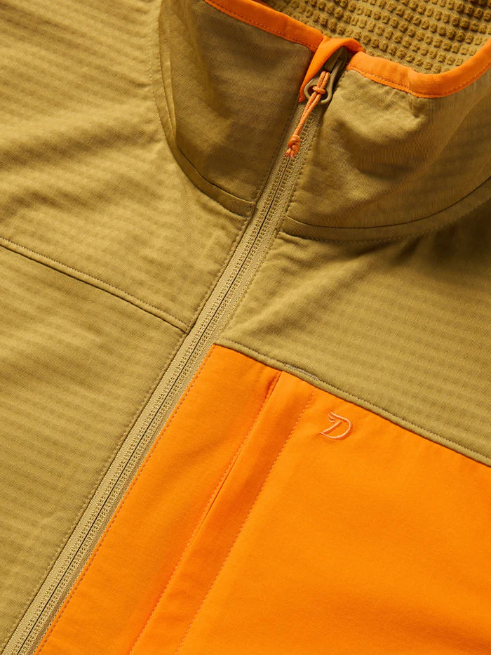 Duck Camp M's Lightweight Grid Tech Vest, Wheat/Blaze