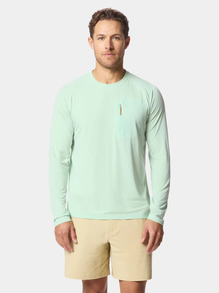 Duck Camp M's Lightweight Performance drirelease® Crew, Sea Foam