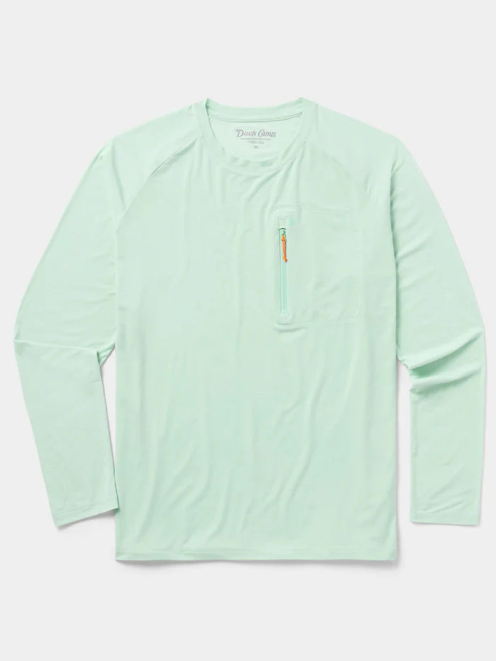 Duck Camp M's Lightweight Performance drirelease® Crew, Sea Foam