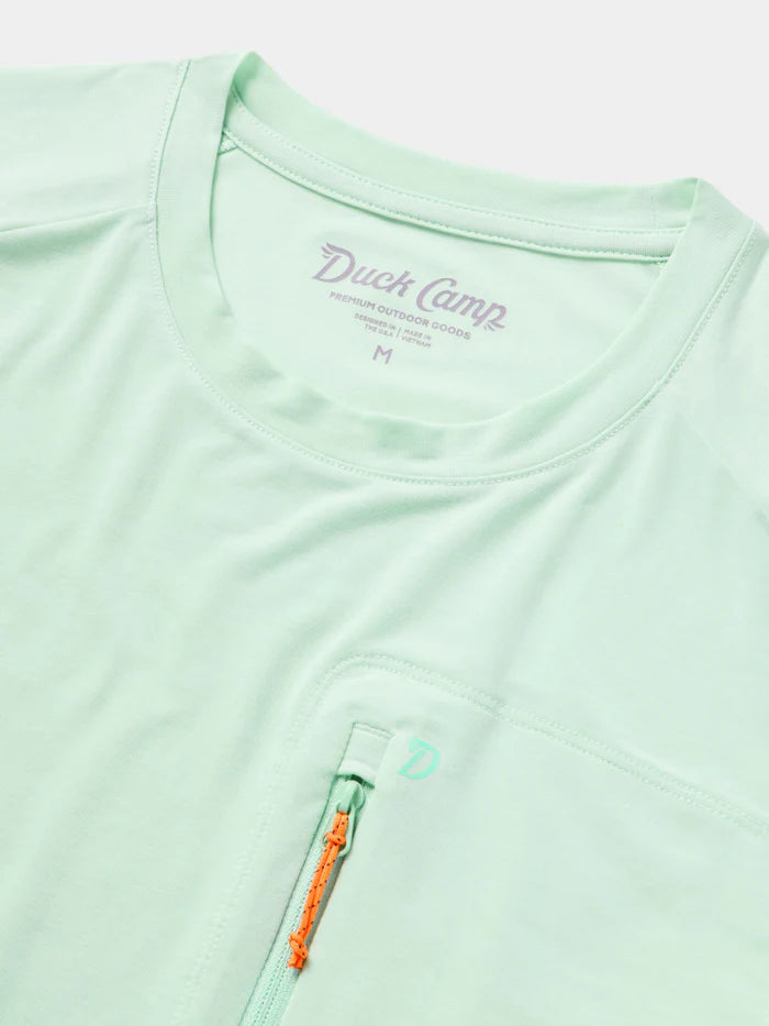 Duck Camp M's Lightweight Performance drirelease® Crew, Sea Foam