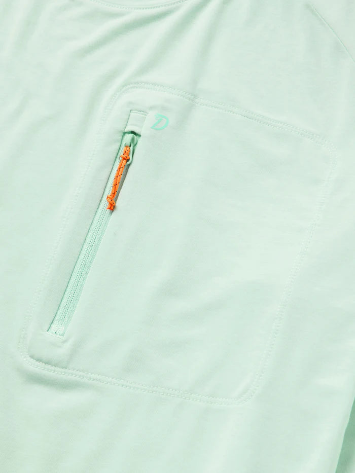 Duck Camp M's Lightweight Performance drirelease® Crew, Sea Foam