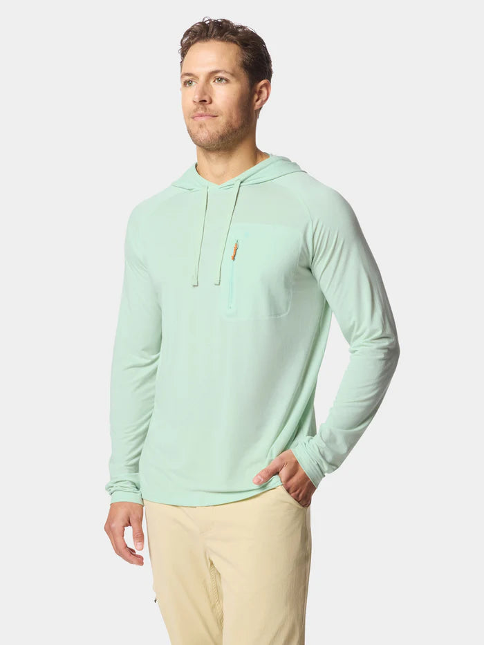 Duck Camp M's Lightweight Performance drirelease® Hoodie, Sea Foam