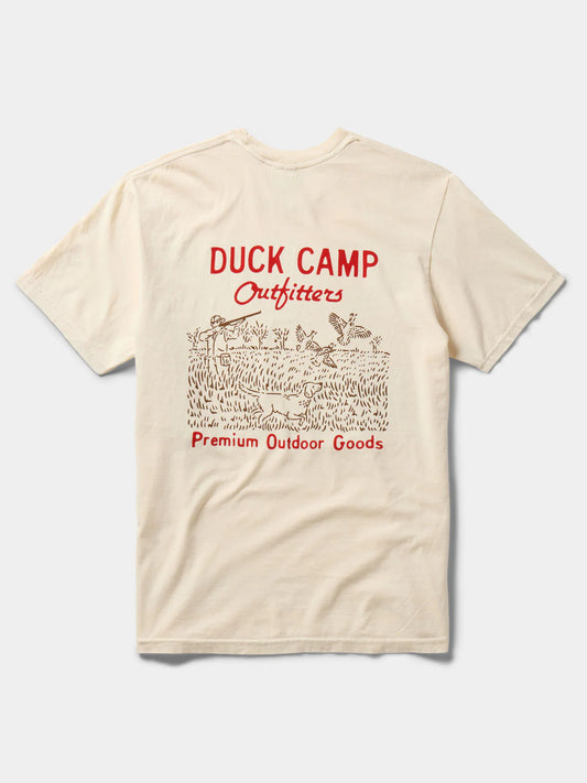 Duck Camp Quail Field Tee, Ivory