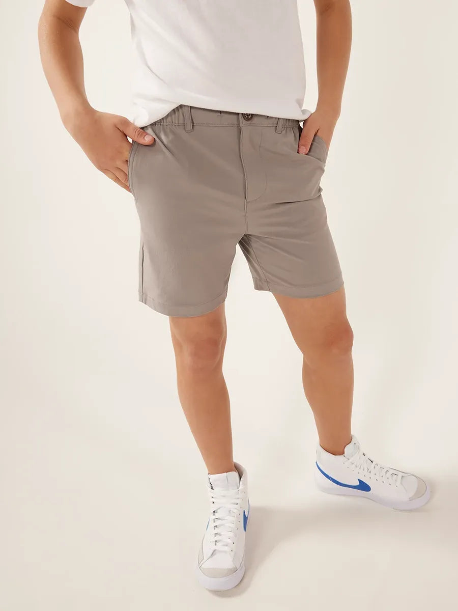 Chubbies The World's Grayests Youth Everywear Performance Short, Mid Grey