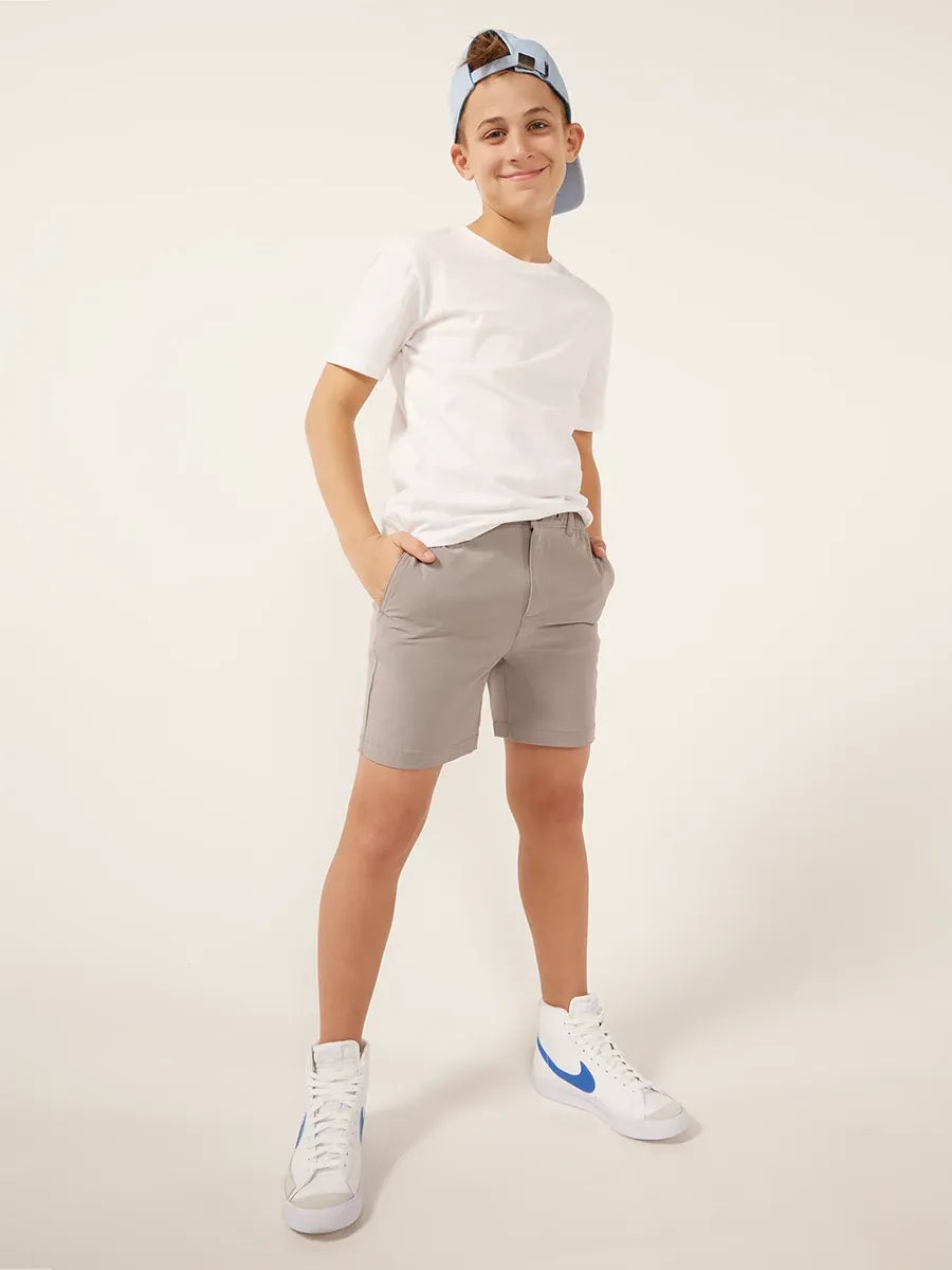 Chubbies The World's Grayests Youth Everywear Performance Short, Mid Grey