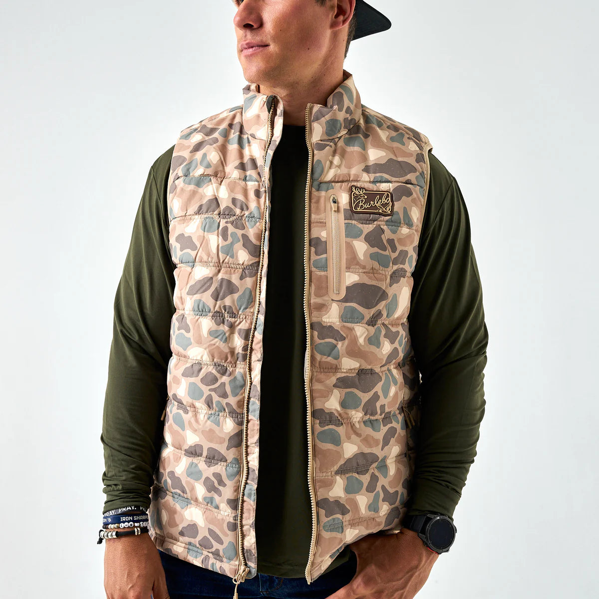Burlebo Puffer Vest - Pintail Camo