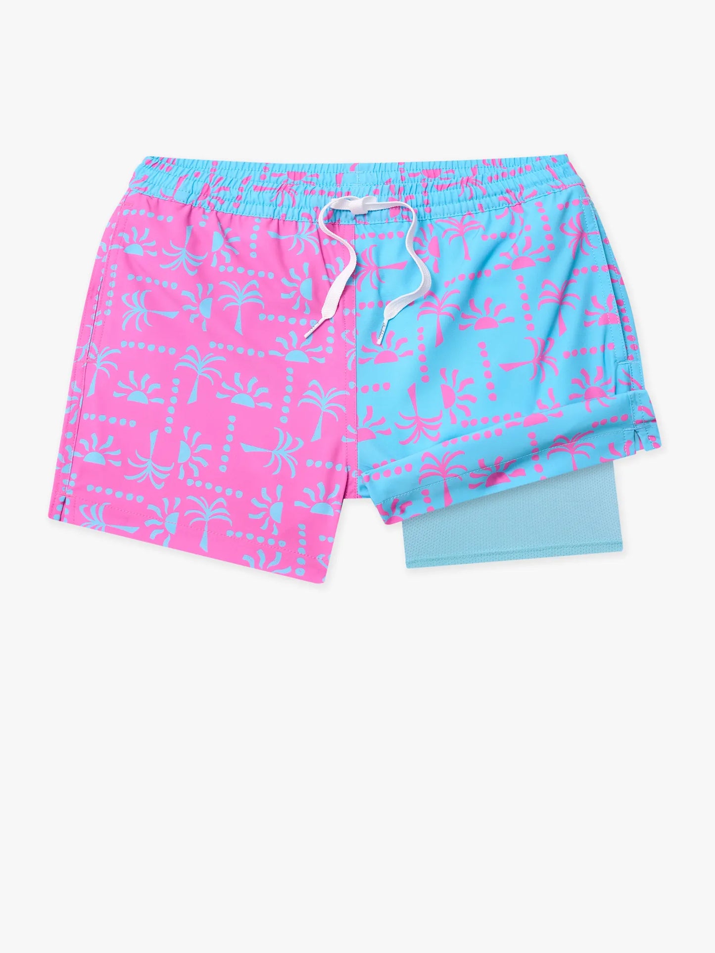Chubbies The Pacific Grids Boys Lined Classic Swim Trunk