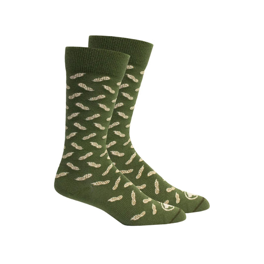 Brown Dog Hosiery Peanuts, Sage