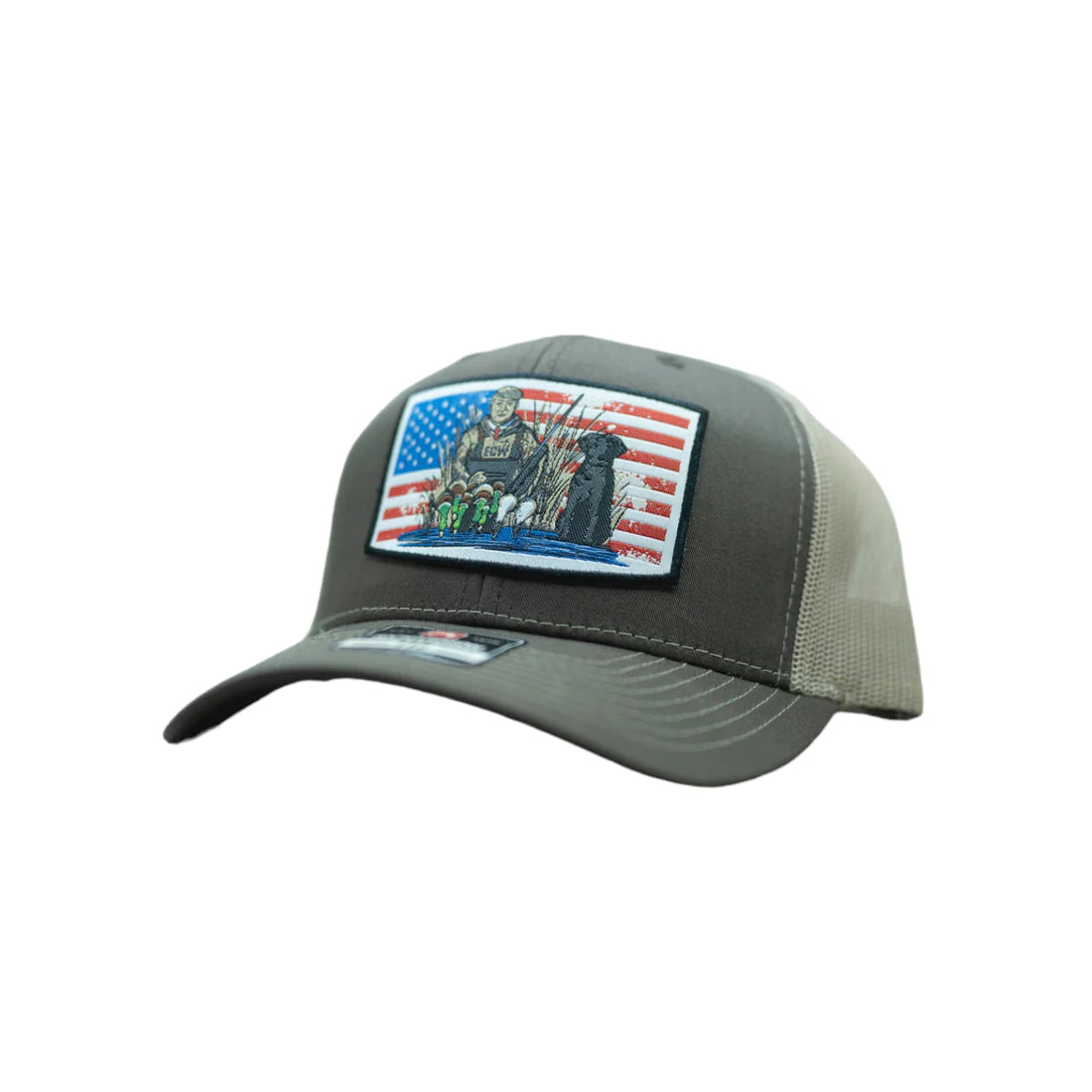 Donald Stacks Ducks Patch Hat Heather gray/ white