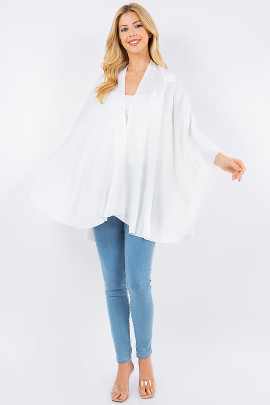 Classic Four Season Loop Wrap, Off White