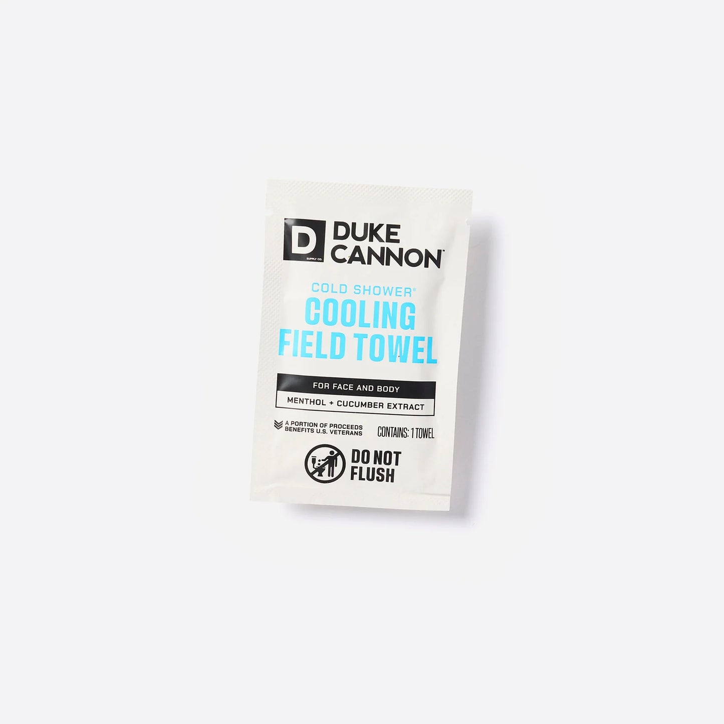 Duke Cannon Cold Shower Cooling Field Towels Multipack Pouch, 15ct