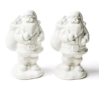 Coton Colors Santa Shaped Salt and Pepper Shaker Set