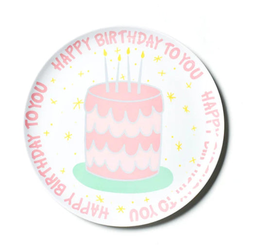 Happy Birthday Plate, Pink