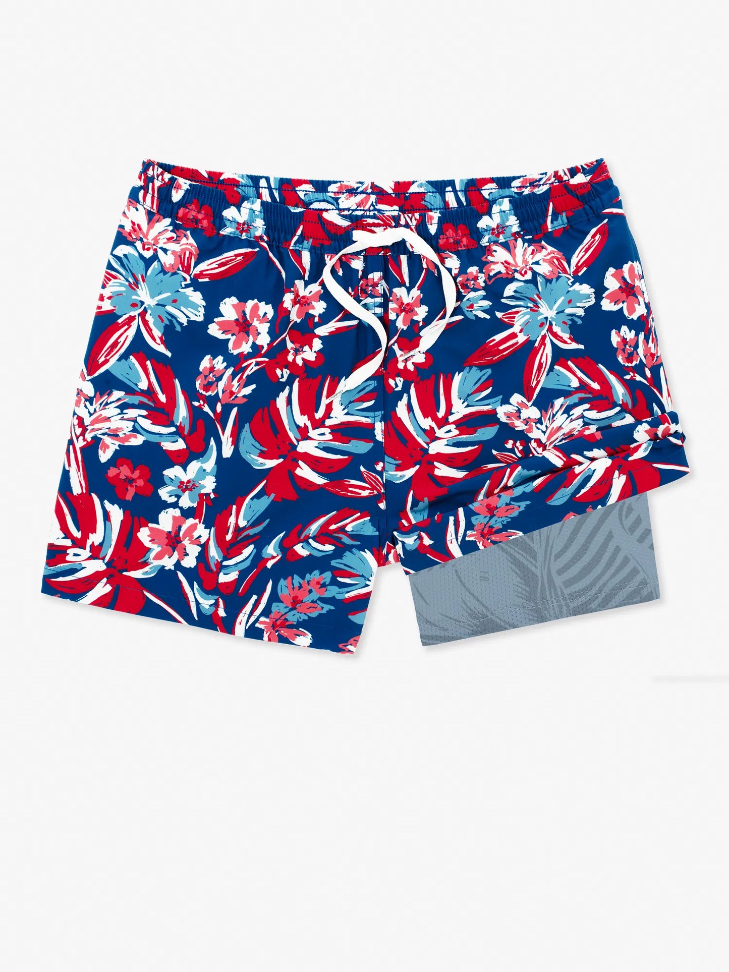 Chubbies The Star Spangled Blooms Boys Lined Classic Swim Trunk