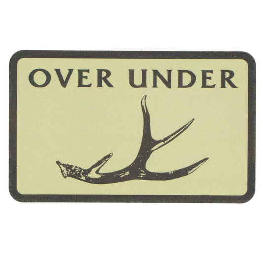 Over Under Shed Hunter Sticker
