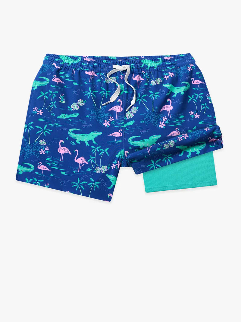 Chubbies The Swamp & Circumstances Boys Lined Classic Swim Trunk