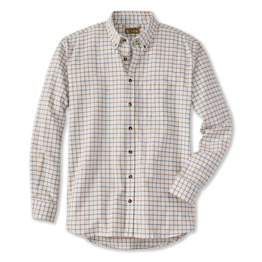 The Sporting Gent Midweight Button Down Shirt (Trail Check)