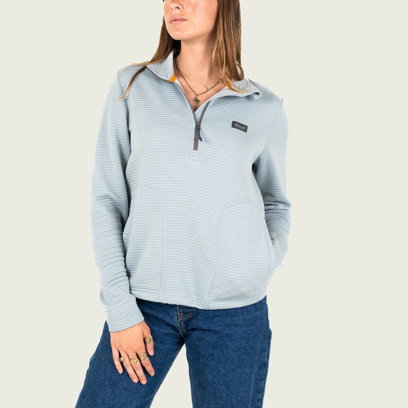 Marsh Wear Women's Sullivan Tech 1/4 Zip Smoke