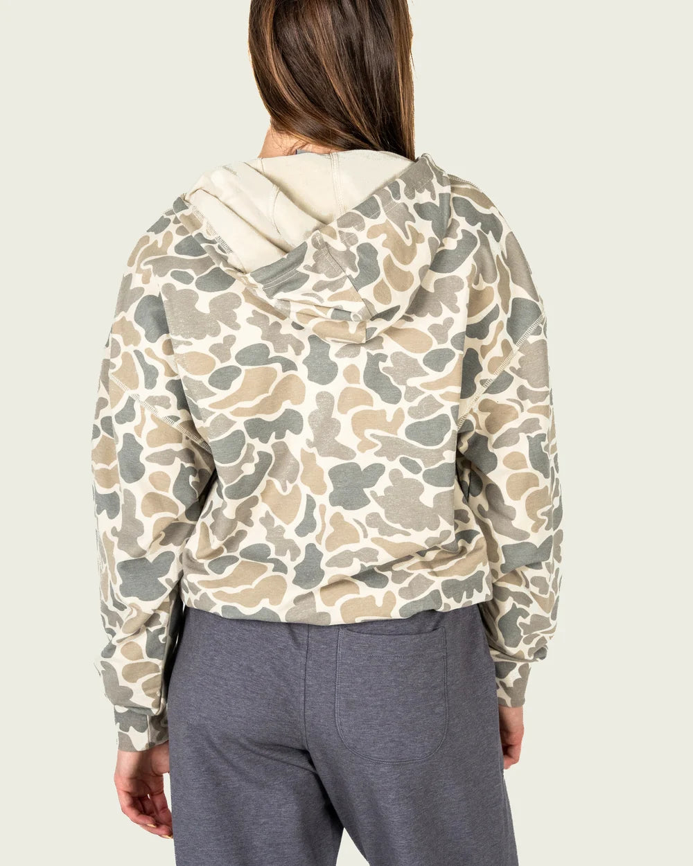 Marsh Wear Women's Fireside Hoodie, Khaki Mallard Camo