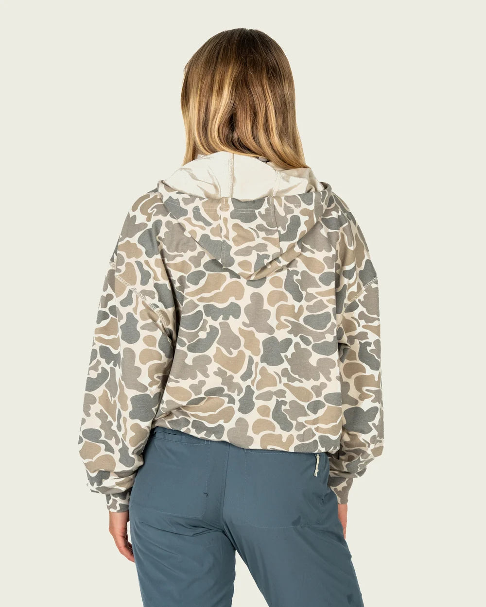 Marsh Wear Women's Fireside Hoodie, Khaki Mallard Camo