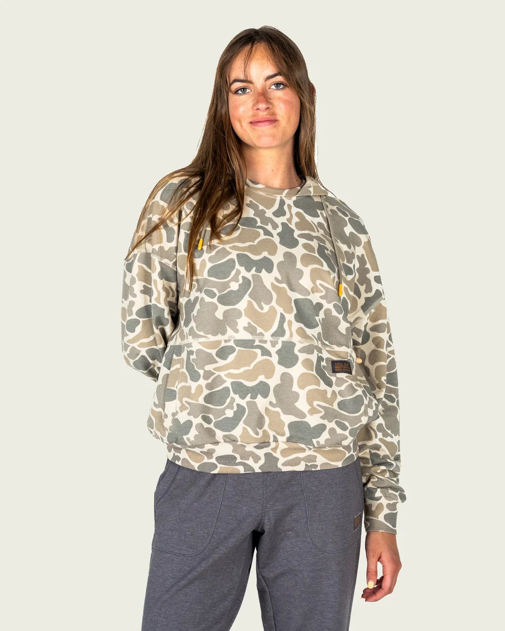 Marsh Wear Women's Fireside Hoodie, Khaki Mallard Camo