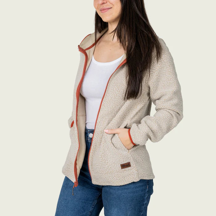 Marsh Wear Women's Baytown Sherpa Jacket, Khaki