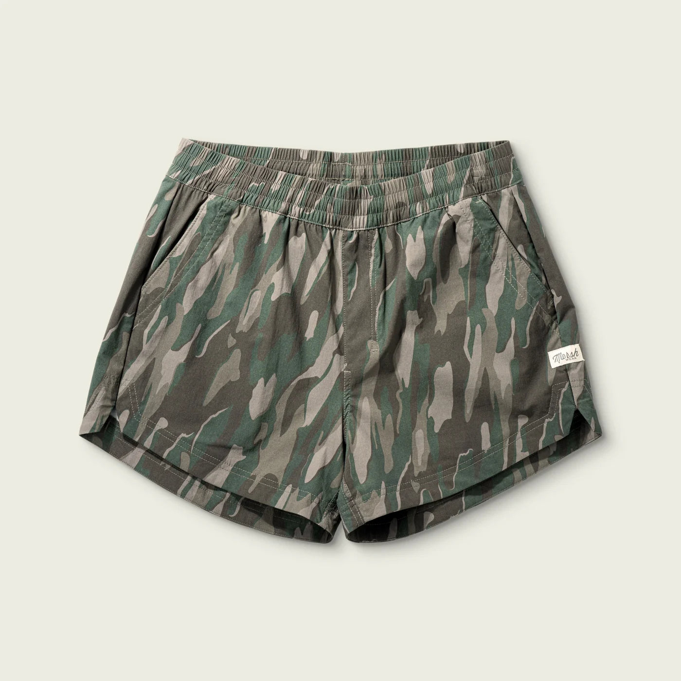 Marsh Wear Women's Prime Hagood Shorts, Thyme Lowland Camo