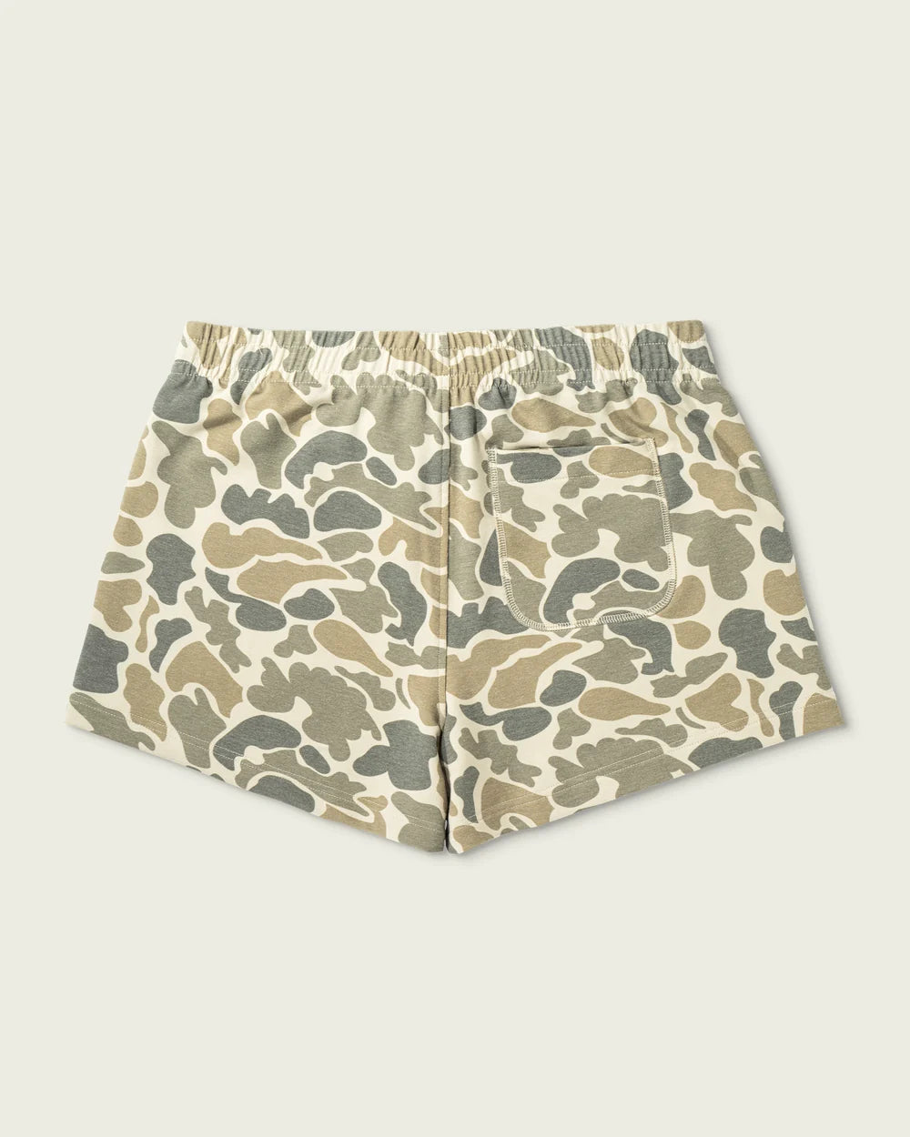 Marsh Wear Women's Fireside Sweatshorts, Khaki Mallard Camo