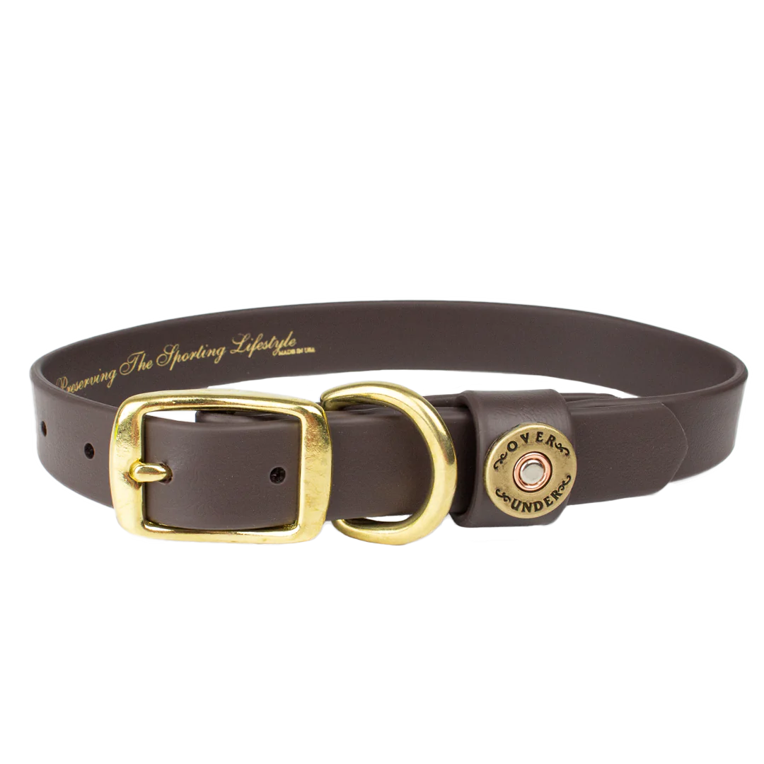 Over Under Water Dog Collar, Brown