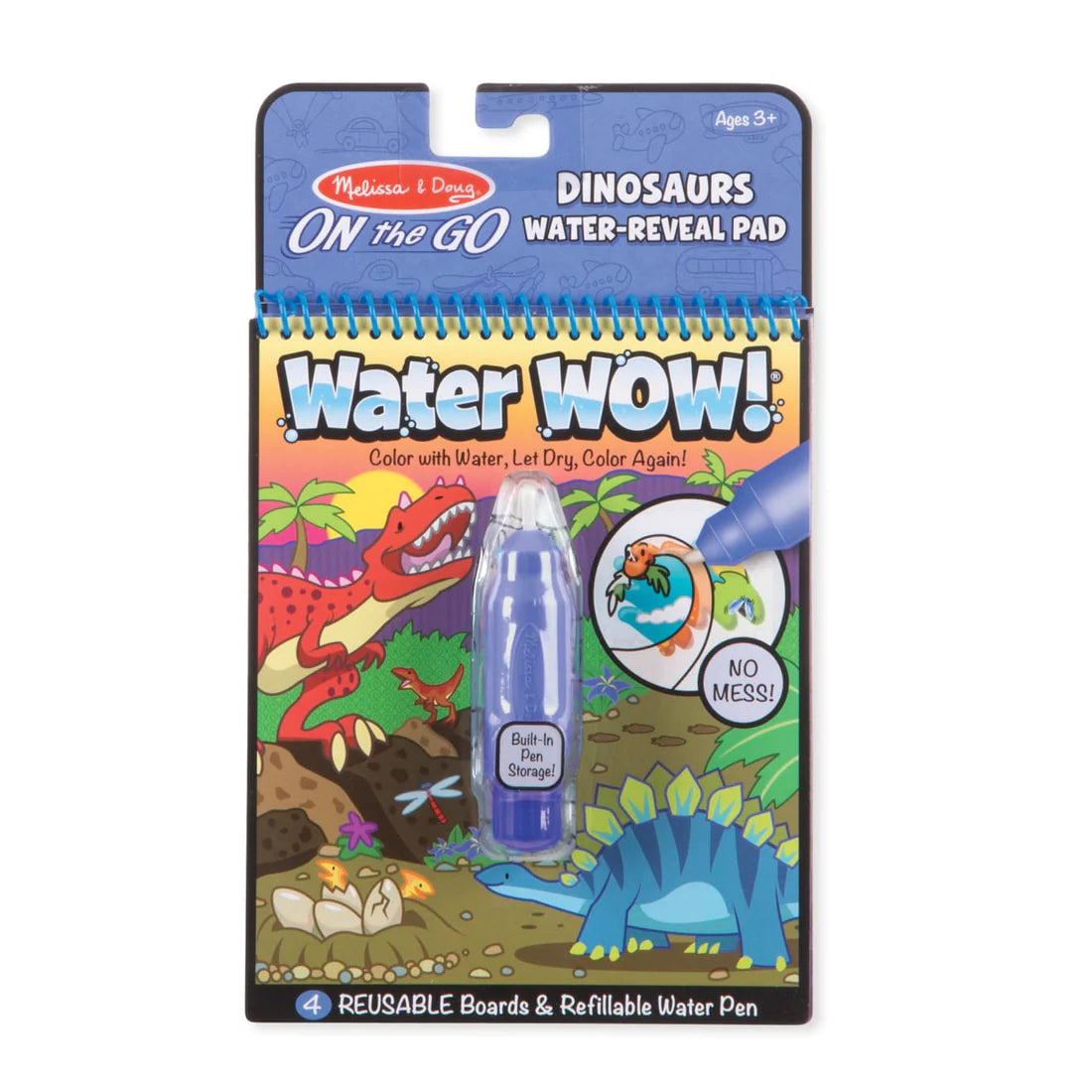 Melissa & Doug Water Wow! Dinosaurs Water-Reveal Pad