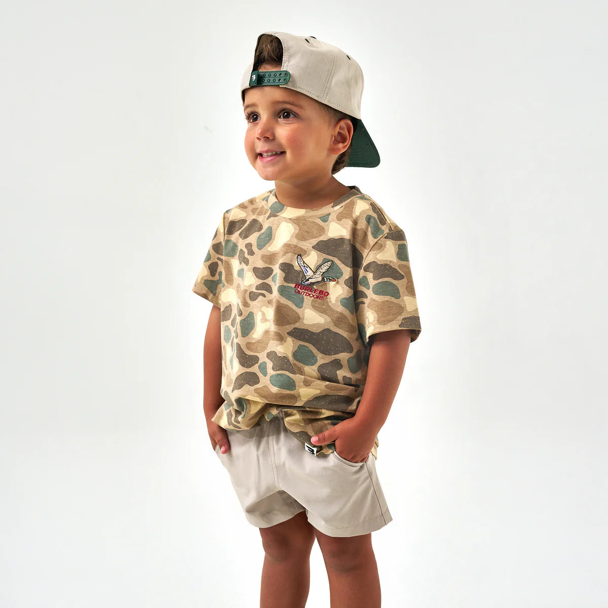 Burlebo Youth - Short Sleeve Tee - Pintail Camo