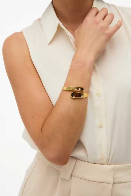 Brackish Ari Bezel Hinge Cuff