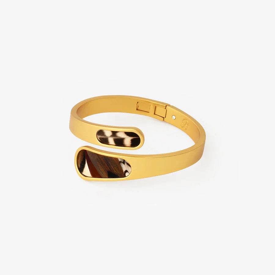 Brackish Ari Bezel Hinge Cuff