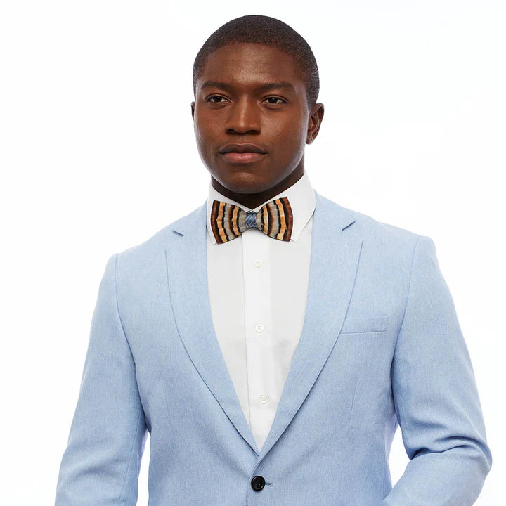 BRACKISH BLUE CHUKA BOW TIE