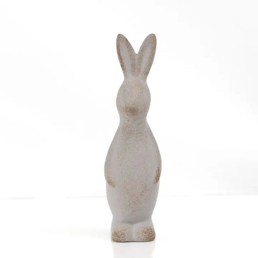 Aubrey Bunny Décor Antique Gray 7"