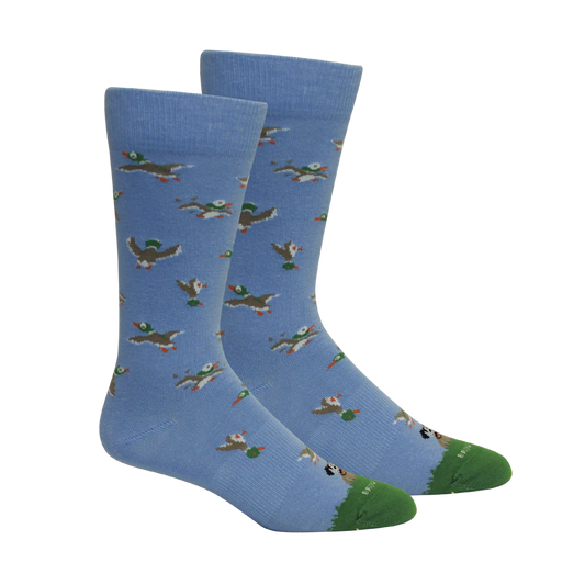 Brown Dog Hosiery Duck Hunt, Della Blue