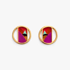BRACKISH TOLUMNIA CIRCLE EARRING