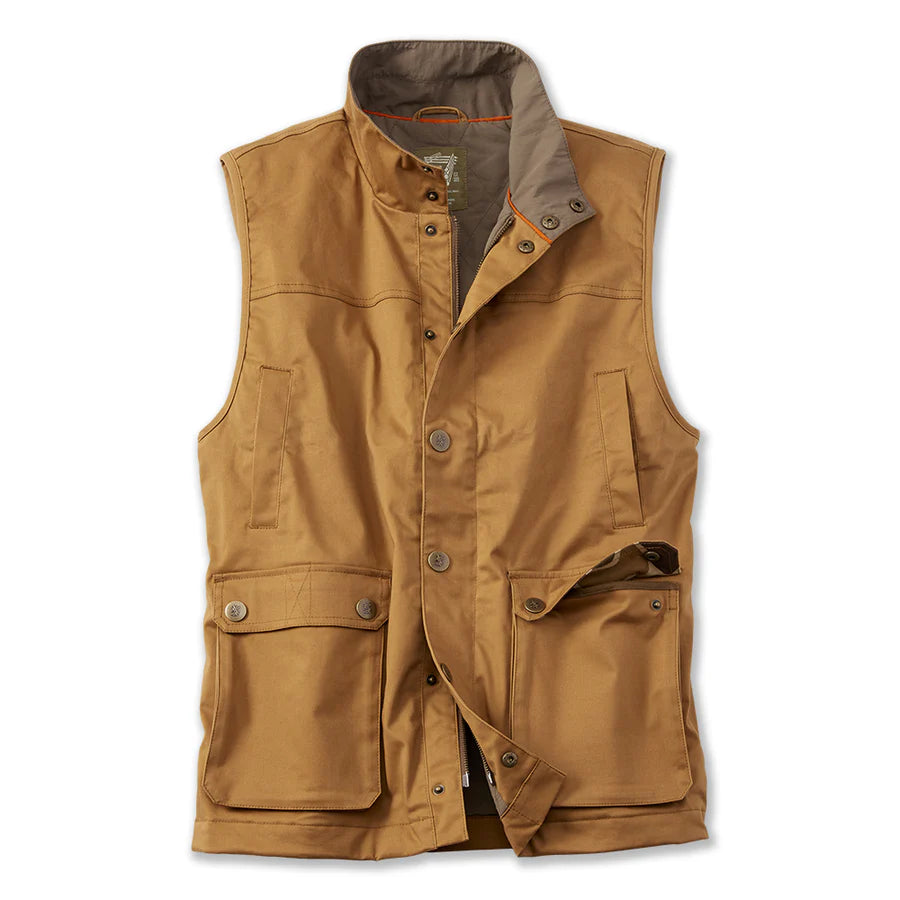 The Sporting Gent  Baeron Waxed Vest (Cigar)