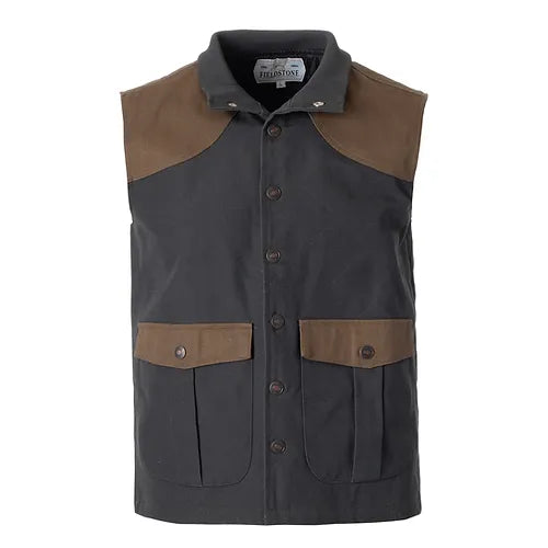Fieldstone The Dutton Vest Grey/Brown