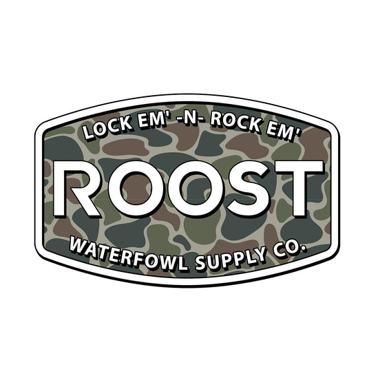 Fieldstone Roost Camo Lock Em' Rock Em' Sticker