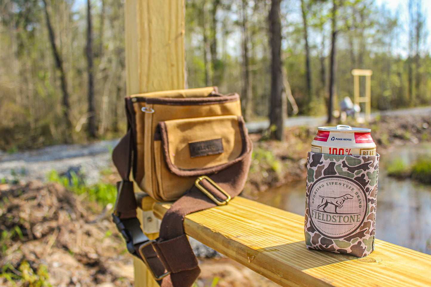 Old School Camo Koozie