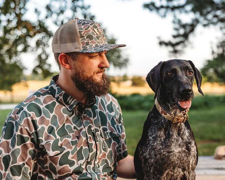 Fieldstone Roost Camo Button Down