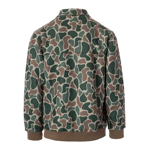 Roost Youth Quilted Pullover, Camo