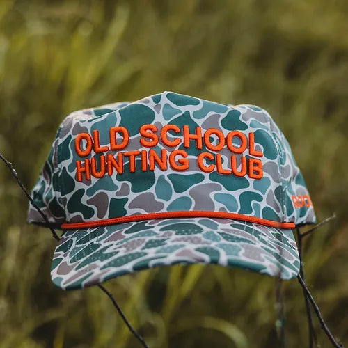 Roost Vintage Hunting Club Hat, Camo