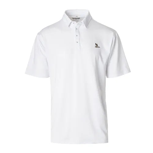 Fieldstone Youth Roost Solid Polo, White