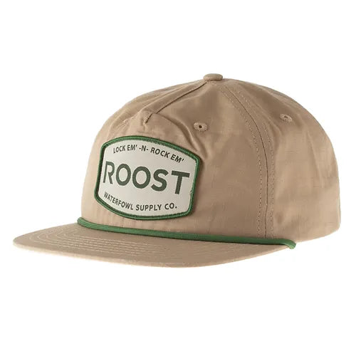 Fieldstone Roost Old School Patch Hat, Tan