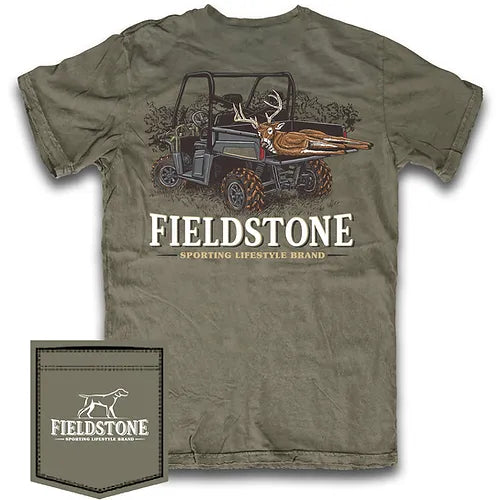 Fieldstone Youth UTV Deer T-Shirt, Tumbleweed