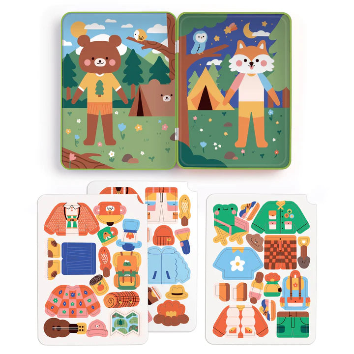 Mudpuppy Happy Camper Magnetic Play Set